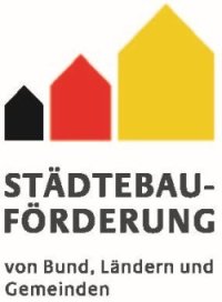 Grafik zeigt das Logo Städtebauförderung.