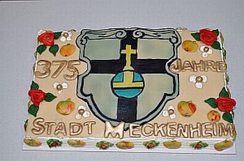 Stadtjubilaeum Festakt Torte