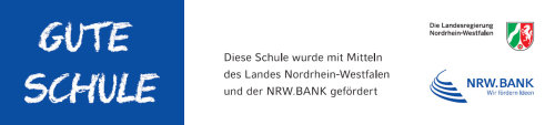 Logo des Foerderprojekts NRW und NRW-Bank Gute Schule 2020