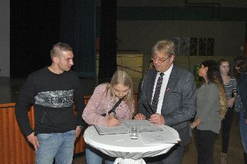 Unterzeichnung Handwerksmeister Radermacher
