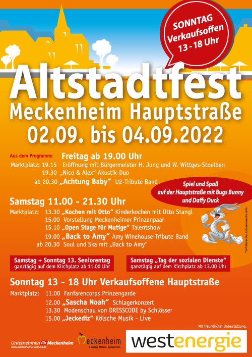 Altstadtfest 2022 Plakat