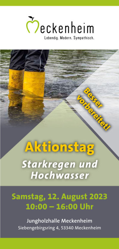 Flyer Aktionstag Hochwasser 12082023